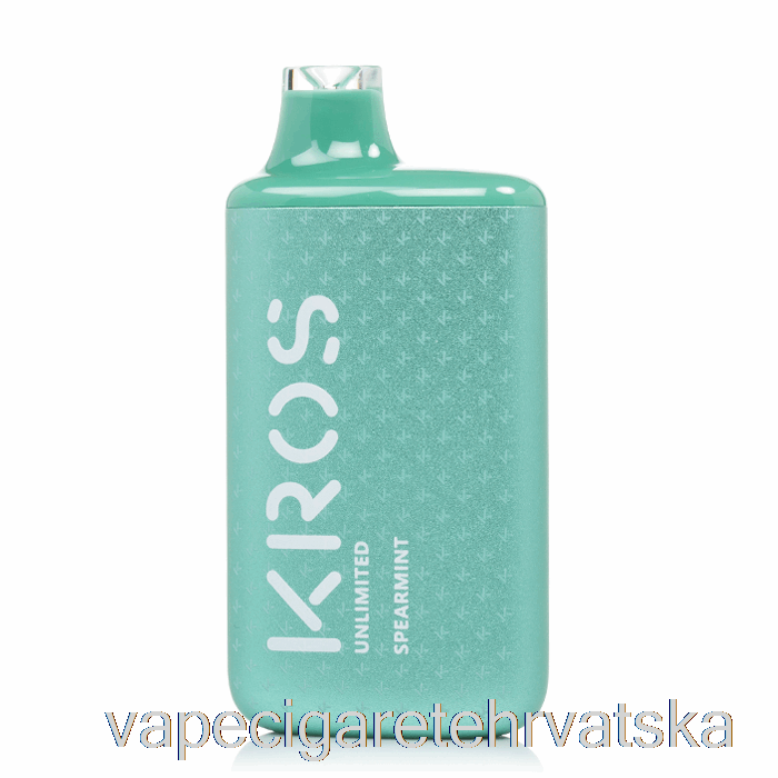Vape Cigarete Kros Neograničeno 6000 Jednokratna Metvica